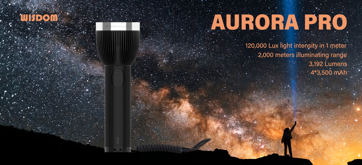 Wisdom Aurora Pro Flashlight poster