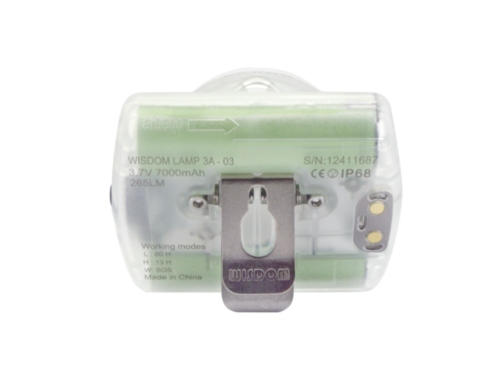 Wisdom Cordless Cap Lamp wit clip