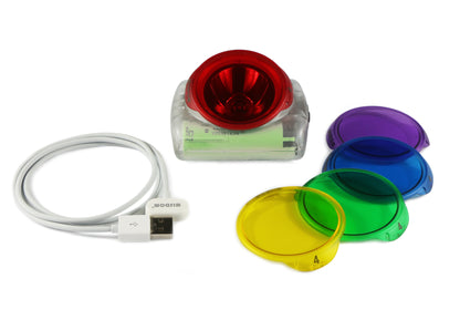 Wisdom 4A Cap Lamp Set with 4 color cover