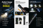 1600 Lumen rechargable torch