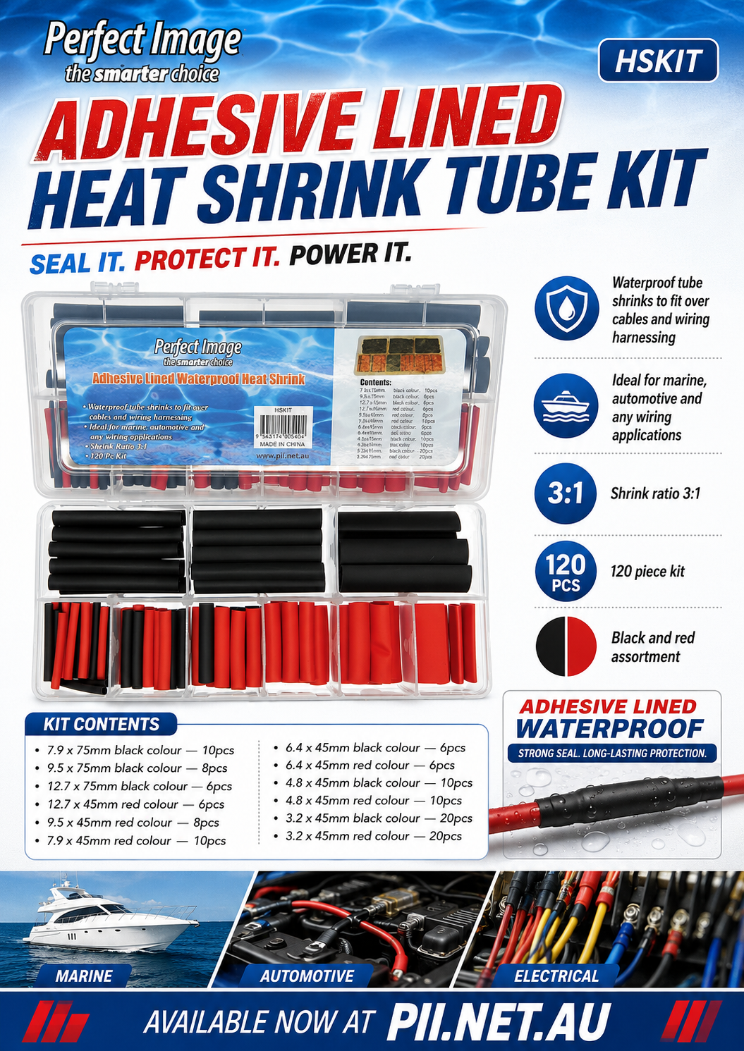 Adhesive Lined Heat Shrink Tube Kit