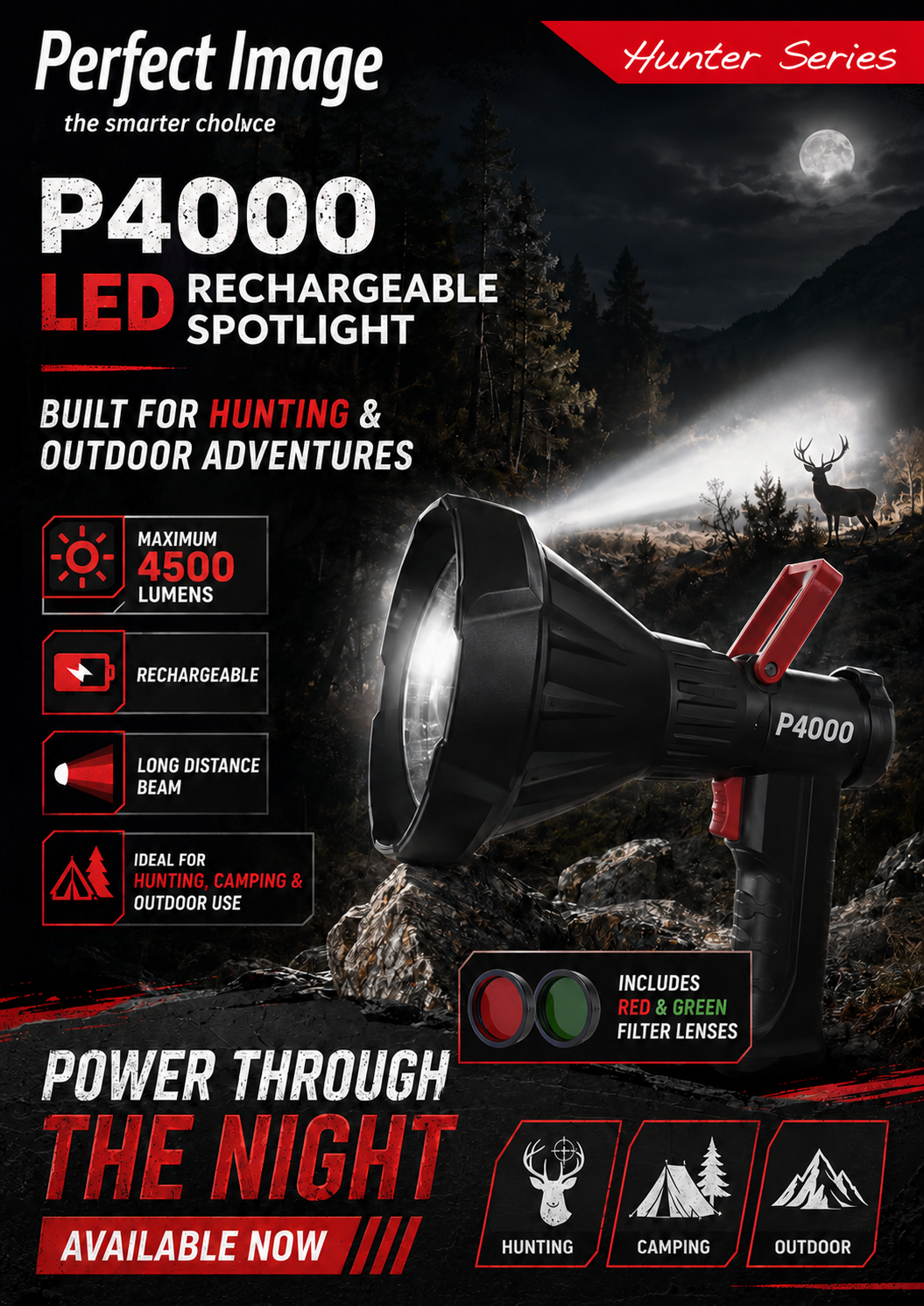 4000 Lumen Spotlight