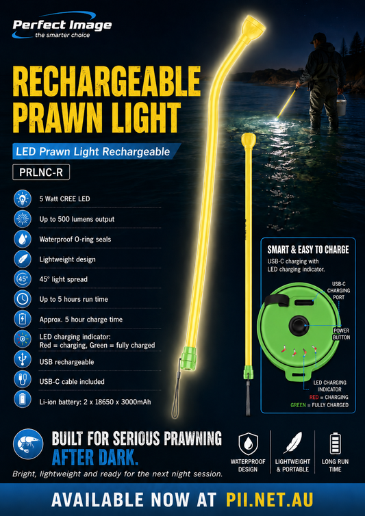 LED Prawn Light Rechargeable