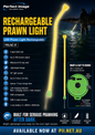LED Prawn Light Rechargeable