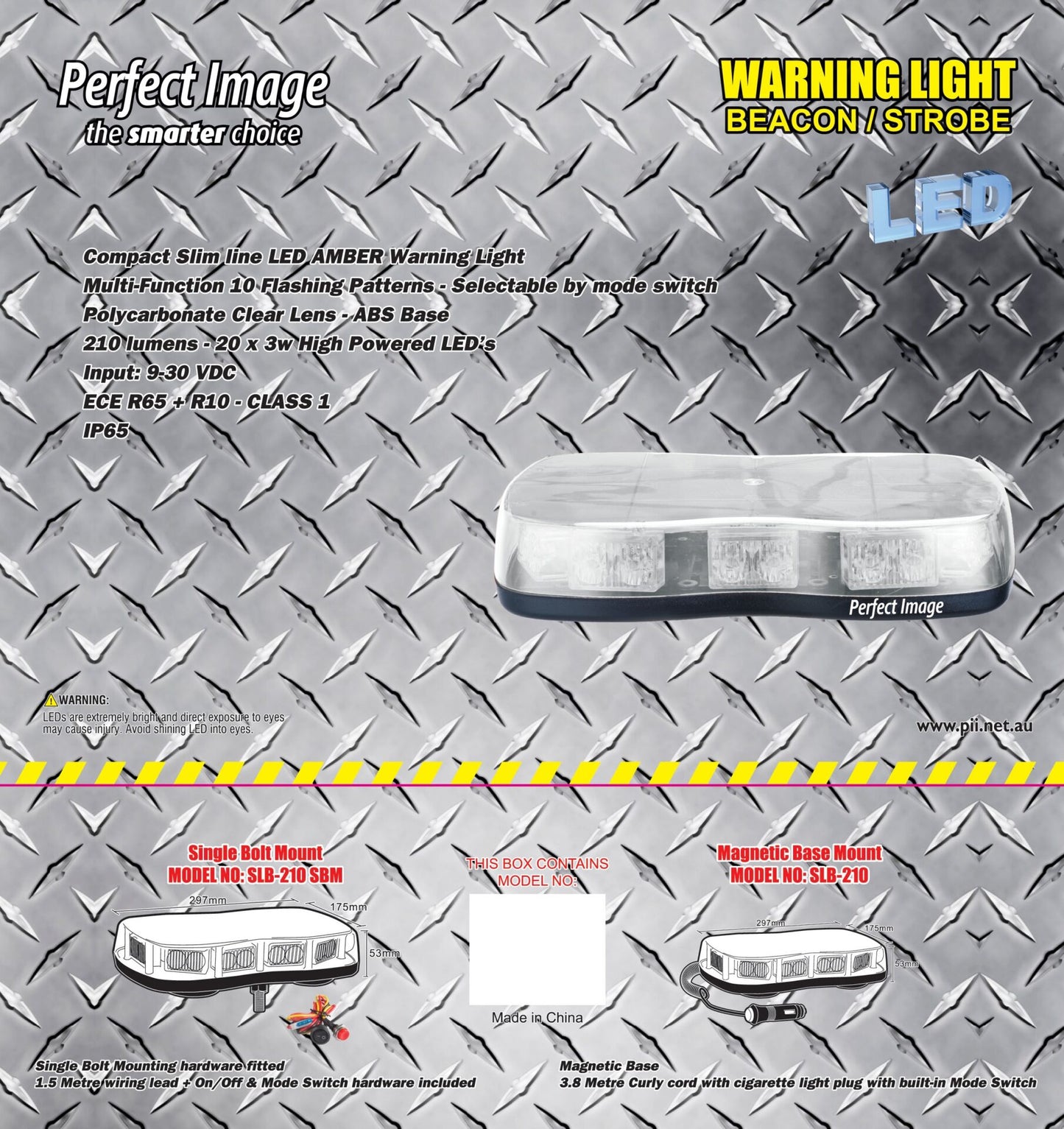 LED Amber Warning Light