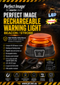 Rechargeable LED Strobe Light with remote