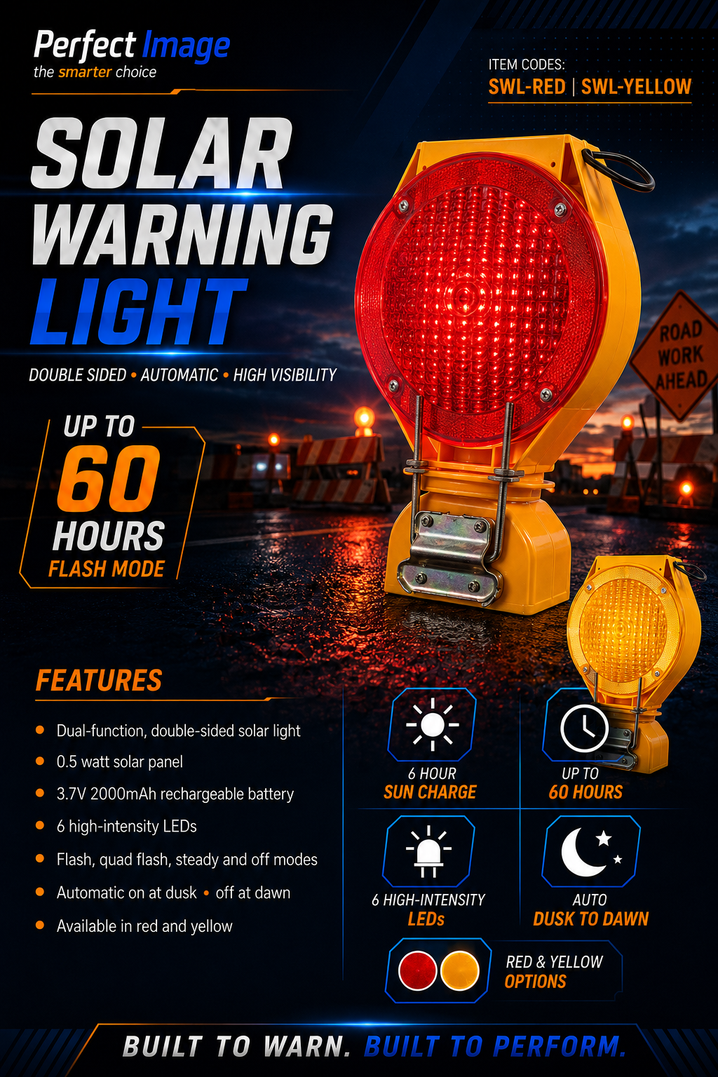 Solar Warning Light