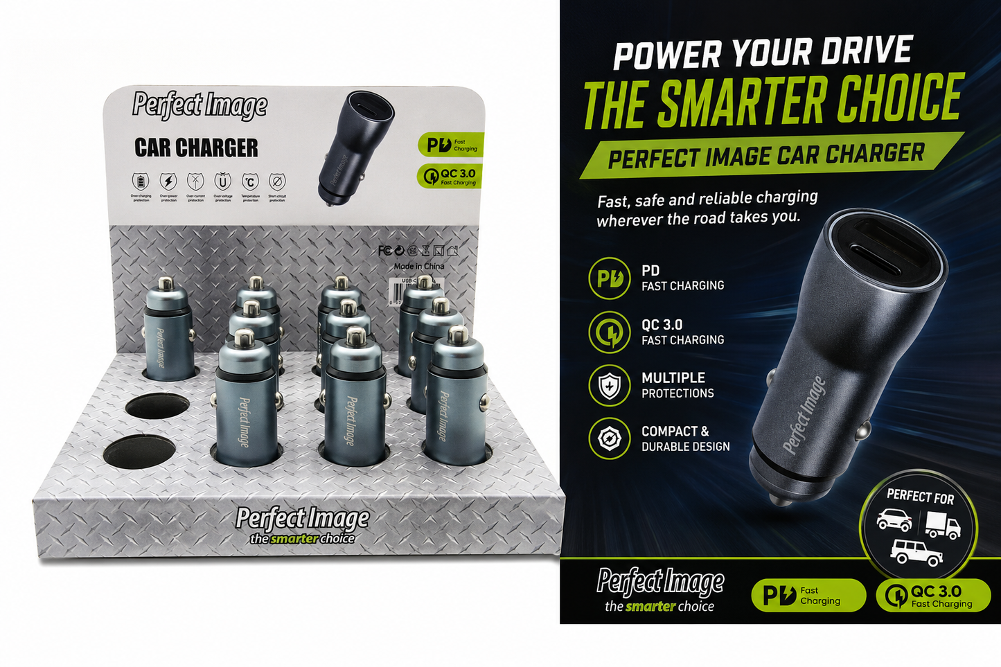 Dual Port USB fast Car Charger 3.0A