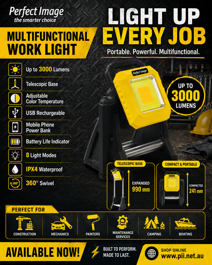 Rechargeable Worklight & Power Bank